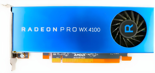 100-506008 - AMD Radeon Pro WX 4100 - 4GB GDDR5 Mini DP 1.4 Quad Display PCIe 3.0 x16 Workstation Graphics Card