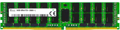 4JMGM - 64GB DDR4-2666V PC4-21300 4DRx4 ECC Registered LRDIMM Server Memory 4JMGM - 64GB DDR4-2666V PC4-21300 4DRx4 ECC Registered LRDIMM Server Memory