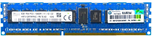HMT41GR7MFR4C-PB - 8GB 1Rx4 PC3-12800R DDR3-1600 ECC Registered RDIMM Server Memory