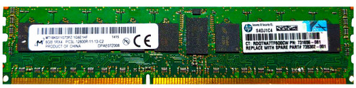 MT18KSF1G72PZ-1G6E1FE - 8GB 1Rx4 PC3L-12800R DDR3L-1600 ECC Registered RDIMM Server Memory MT18KSF1G72PZ-1G6E1FE - 8GB 1Rx4 PC3L-12800R DDR3L-1600 ECC Registered RDIMM Server Memory