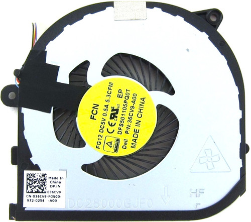 36CV9 - Right‑Side Cooling Fan — Precision 15 5510 / XPS 15 9550