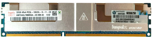HMT84GL7MMR4A-H9 - 32GB PC3L‑10600L (DDR3‑1333) 4Rx4 ECC LRDIMM Server Memory