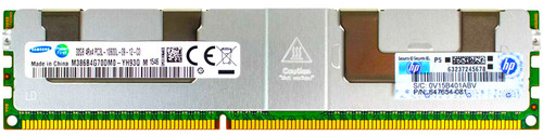 647654-081 - 32GB PC3L‑10600L (DDR3‑1333) 4Rx4 ECC LRDIMM Server Memory