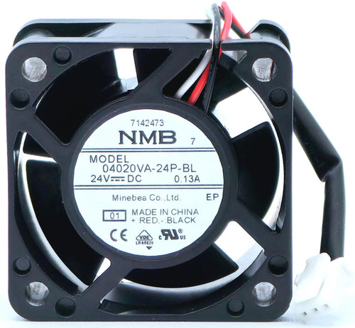 04020VA-24P-BL - 40x40x20mm 4020 DC24V 0.13A 3-Pin Connector Cooling Fan for Yaskawa 7 Series Inverter