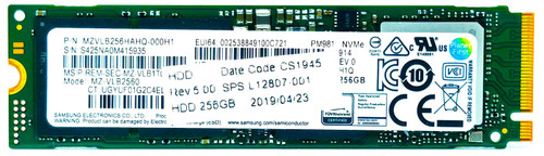 MZVLB256HBHQ-000H7 - 256GB NVMe PCIe Gen3 x4 M.2 2280 SSD for Latitude XPS Precision HP EliteBook ProBook ThinkPad Ideapad