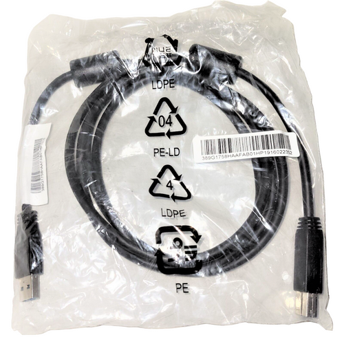 935544-001 - USB-A to USB-B High-Speed USB Cable for Printers Scanners Docking Stations