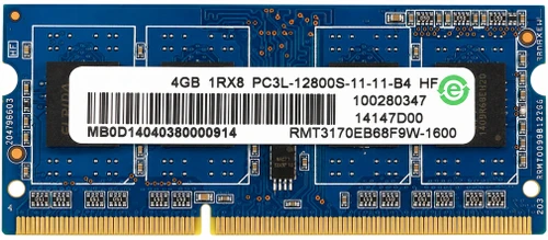 RMT3170EB68F9W-1600 - 4GB (1x4GB) 1600Mhz PC3L-12800S DDR3-1600