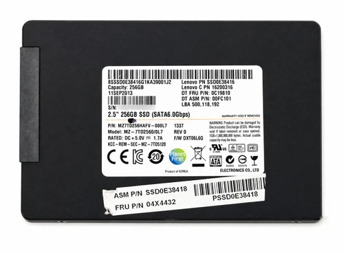 00UP628 - 256GB SATA 7mm 2.5" Solid State Drive SSD for Laptop Desktop Workstation