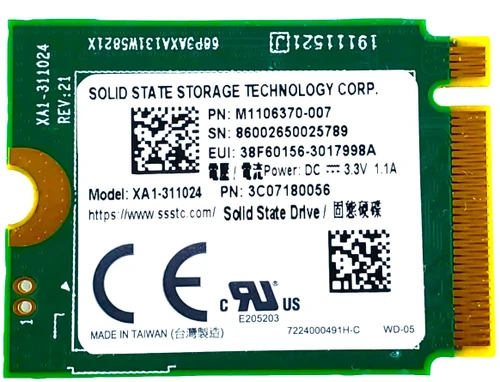 CWT8C - 1TB PCIe NVMe M.2 2230 Gen4x4 Solid State SSD