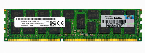 MT36KSF2G72PZ-1G4D1FE - 16GB (1x16GB) 1333MHz 2Rx4 PC3L-10600R DDR3L ECC Registered Standard-Height Server Memory