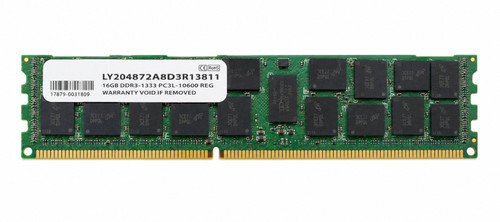 AT16G1D3D1333RD4N135V - 16GB (1x16GB) 1333MHz 2Rx4 PC3L-10600R DDR3L ECC Registered Standard-Height Server Memory