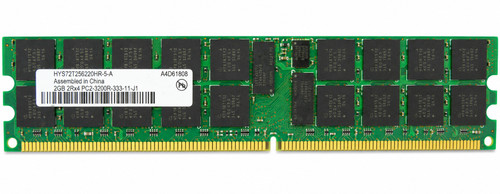 HYS72T256020HR-5-A - 2GB PC2-3200R-2RX4 400MHz DDR2 ECC Registered 2Rx4 240-Pin Server Memory