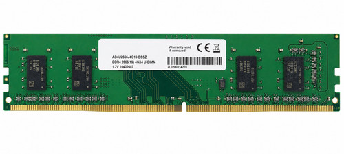 AD4U2666J4G19-S - 4GB 1Rx16 PC4-2666V DDR4-2666 Unbuffered Non-ECC Desktop Memory