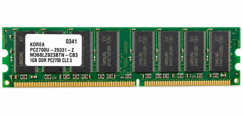 D1GBPC27OPT - 1GB PC2700 DDR-333 184-Pin Non-ECC Unbuffered Desktop Memory DIMM