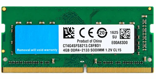 GR4S4GB213S8C - 4GB PC4-2133P DDR4-2133 1Rx8 260-Pin Non-ECC SODIMM Laptop Memory