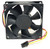 A90L-0001-0530#70 - 80x80x25mm DC24V 0.18A 3-Pin Connector Fan for Fanuc A90L-0001-0530