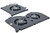 BS5005HS-U4Q - CPU + GPU Dual Cooling Fan Kit DC5V 1A For MSI Creator17 GS76 WS76 MS-17M1 17M1-G-CW-4P