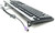 HP 434820-007 - Black + Silver PS/2 Wired Keyboard for HP Desktops and Servers