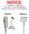 MC556LL/A - 85W Genuine Apple MagSafe 1 AC Adapter Charger For Macbook Pro 15-inch 17-inch 2006-2012
