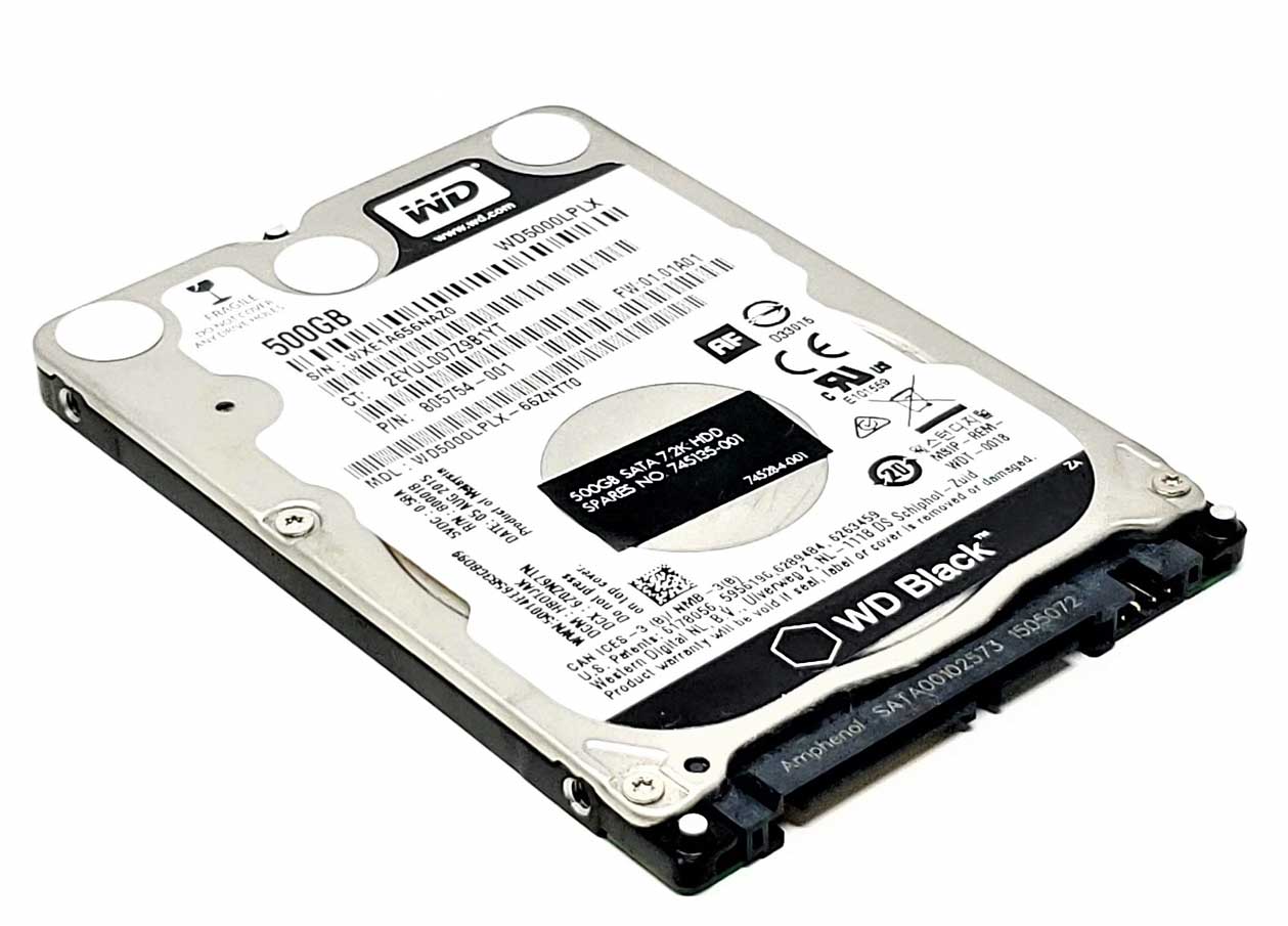 Western Digital WD5000LPLX-60ZNTT1 - 500GB 7.2K RPM SATA 7mm 2.5