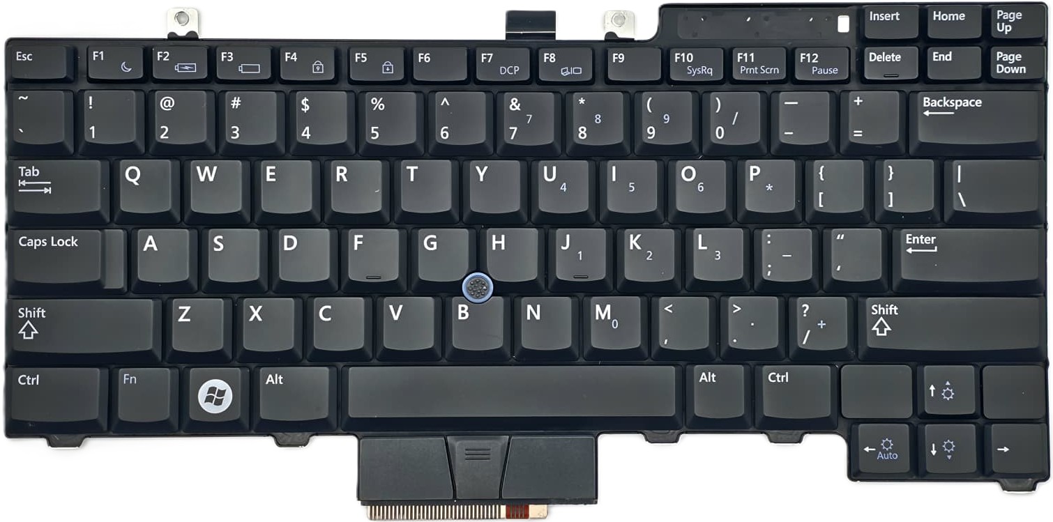 UK717 - Black Keyboard US With Stick Point For Precision M4500 M2400 M4400 Latitude E5400 E5500 E6500