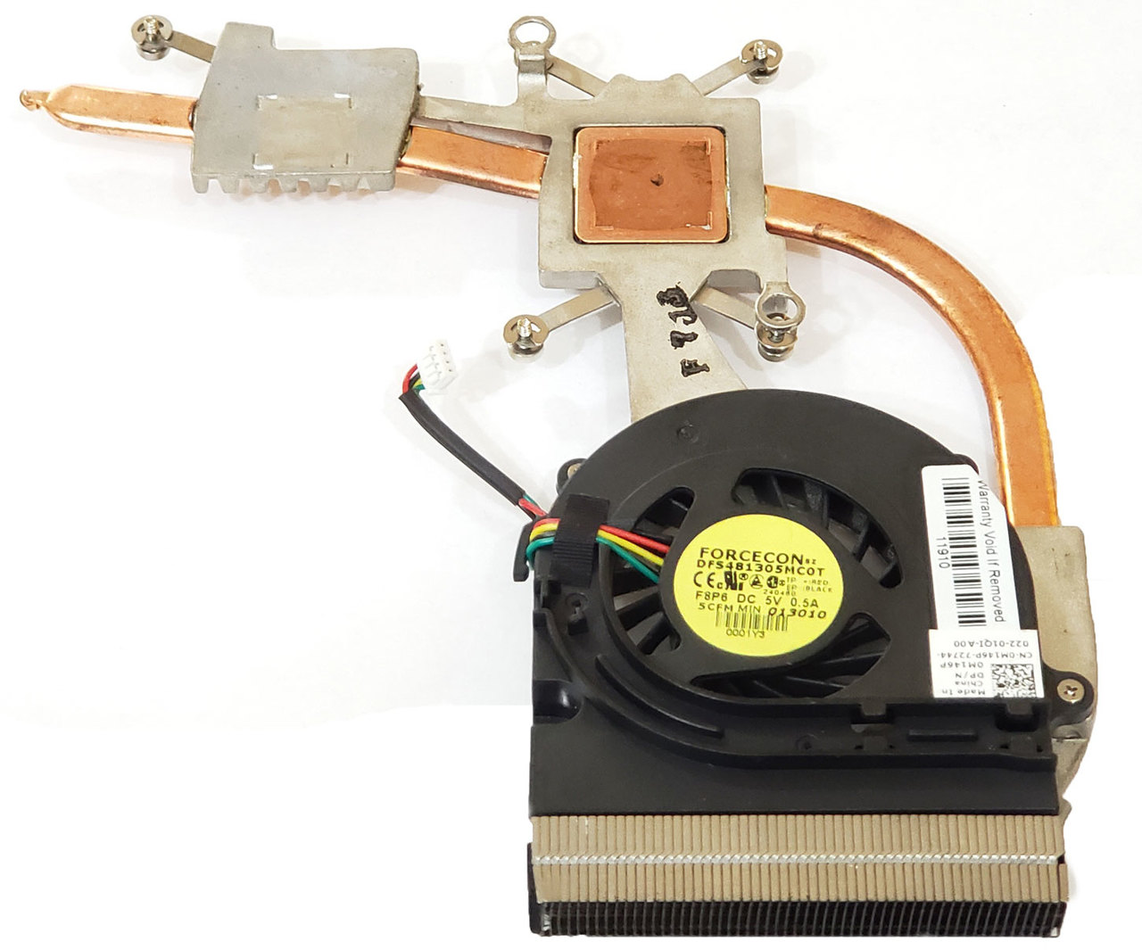 M146P - CPU Cooling Fan Heatsink Assembly for Inspiron 1440 M146P - CPU Cooling Fan Heatsink Assembly for Inspiron 1440
