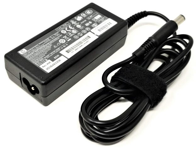 HP 418872-001  - 65W 18.5V 3.5A 5mm tip Smart AC Power Adapter
