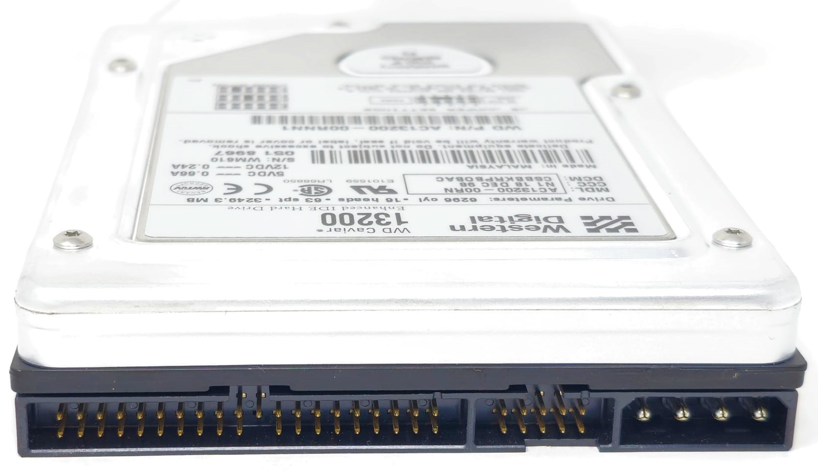 Western Digital AC13200-00RN - 3.2GB IDE/ATA LFF Internal 3.5" Legacy Hard Drive Western Digital AC13200-00RN - 3.2GB IDE/ATA LFF Internal 3.5" Legacy Hard Drive