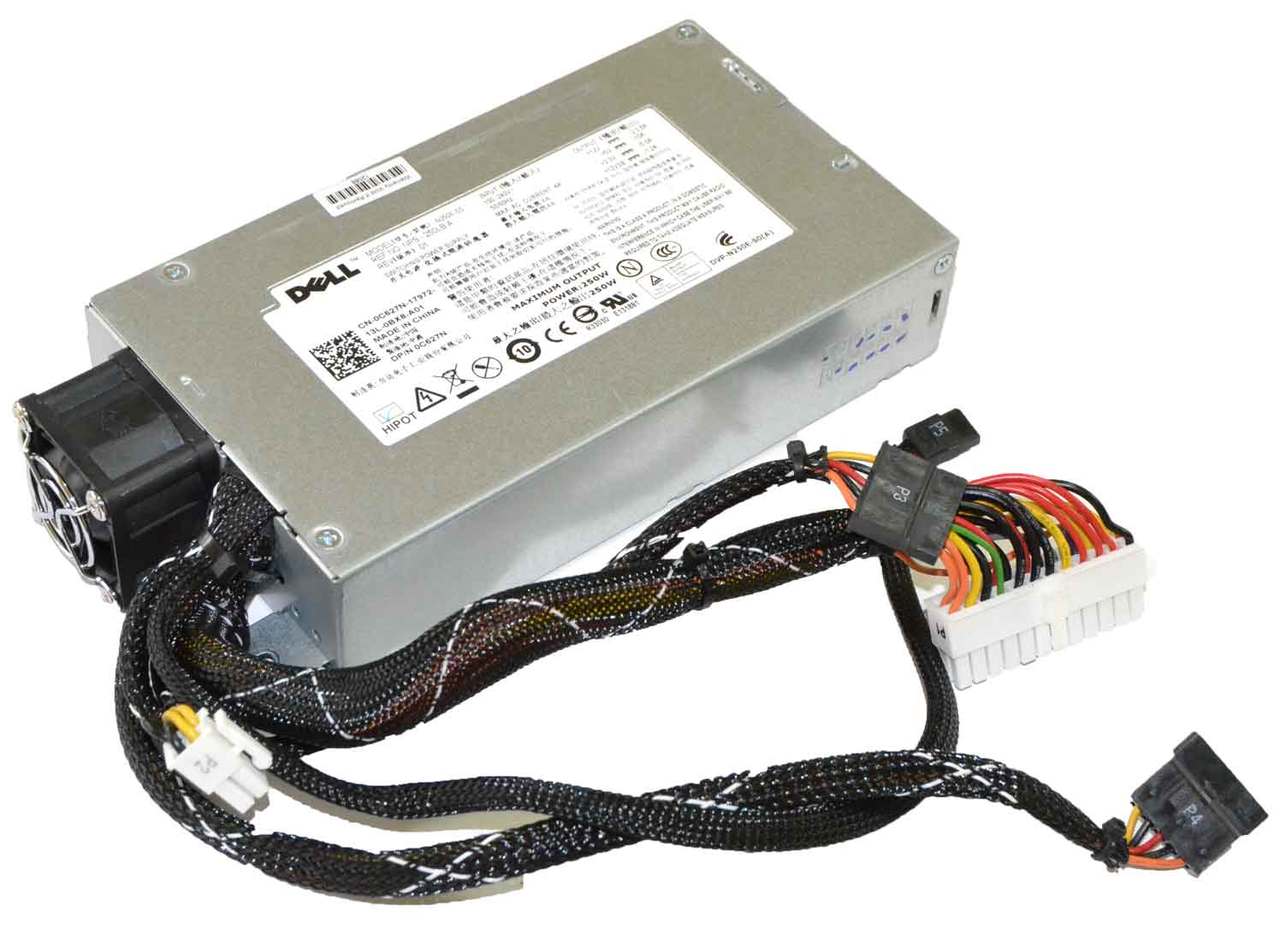 V38RM - 250W Power Supply for PowerEdge R210 Server
