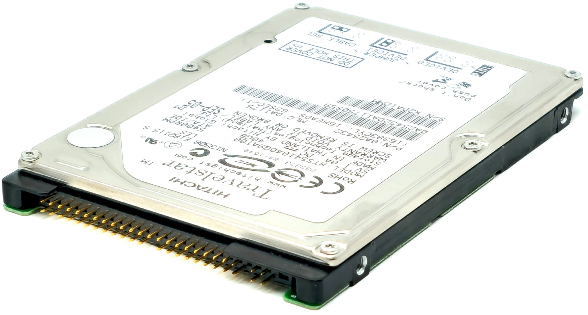Hitachi 0A25382 - 40GB 5.4K RPM IDE PATA ATA 2.5" Laptop Hard Drive