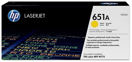 HP CE342A - Yellow 16000 Yield # 651A Toner Cartridge