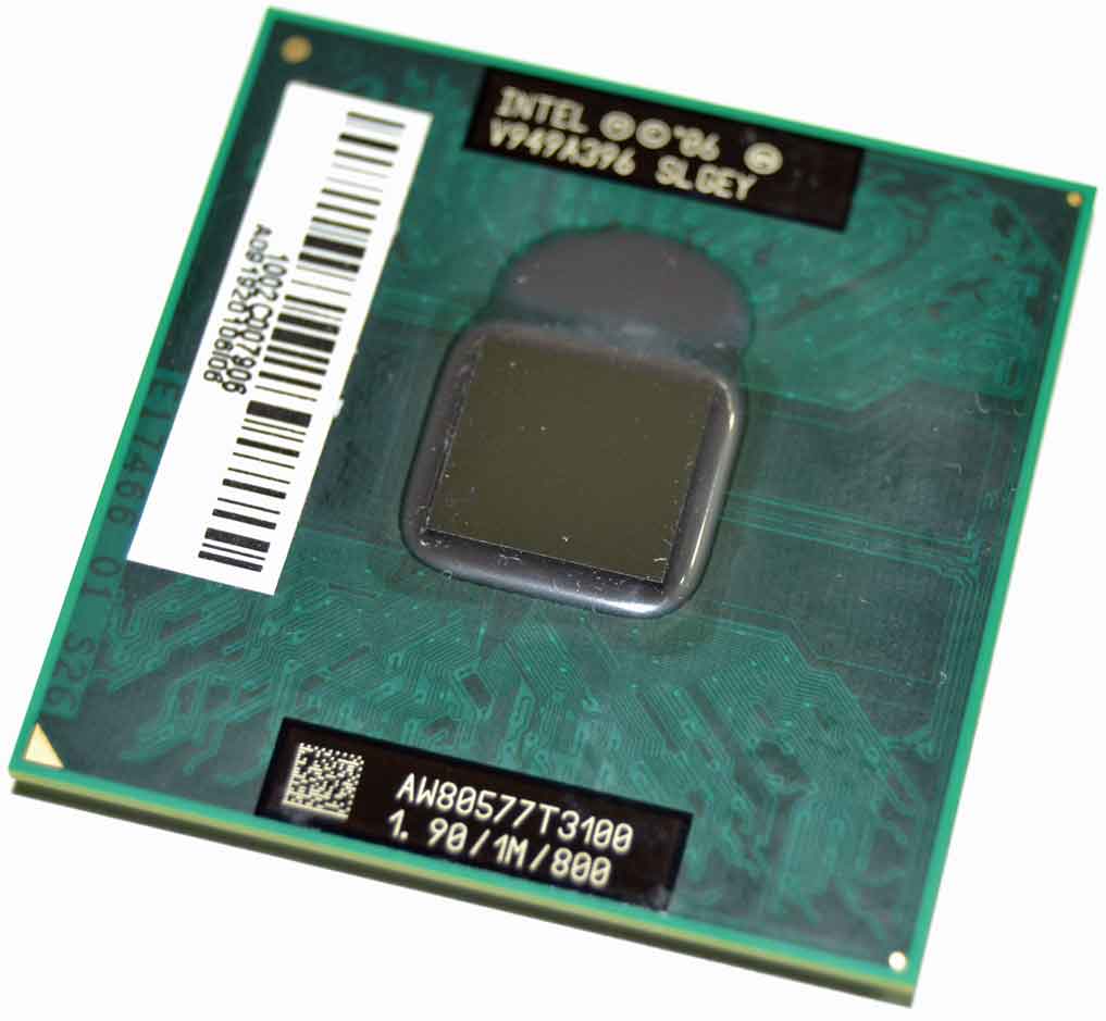 Hewlett-Packard (HP) 572925-001 - 1.90Ghz 800Mhz 1MB PGA478 Intel Celeron T3100 Dual Core CPU Processor