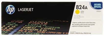 HP CB382A - Yellow 21000 Yield # 824A Toner Cartridge