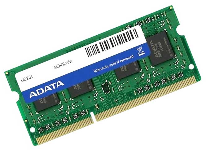 ADATA AM1U16BC2P1-B1AH - 2GB (1x2GB) 1600Mhz PC3-12800S DDR3-1600 204-Pin  SODIMM Laptop Memory Ram - CPU Medics