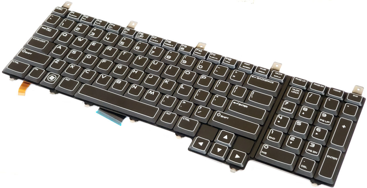 NSK-D8D01 - Alienware Black Backlit LED Alien FX Keyboard for M17x