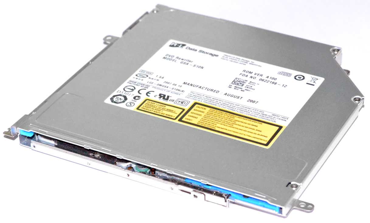 GSA-S10N - 8X DVD+RW Slot-Loading IDE Burner Drive - CPU Medics