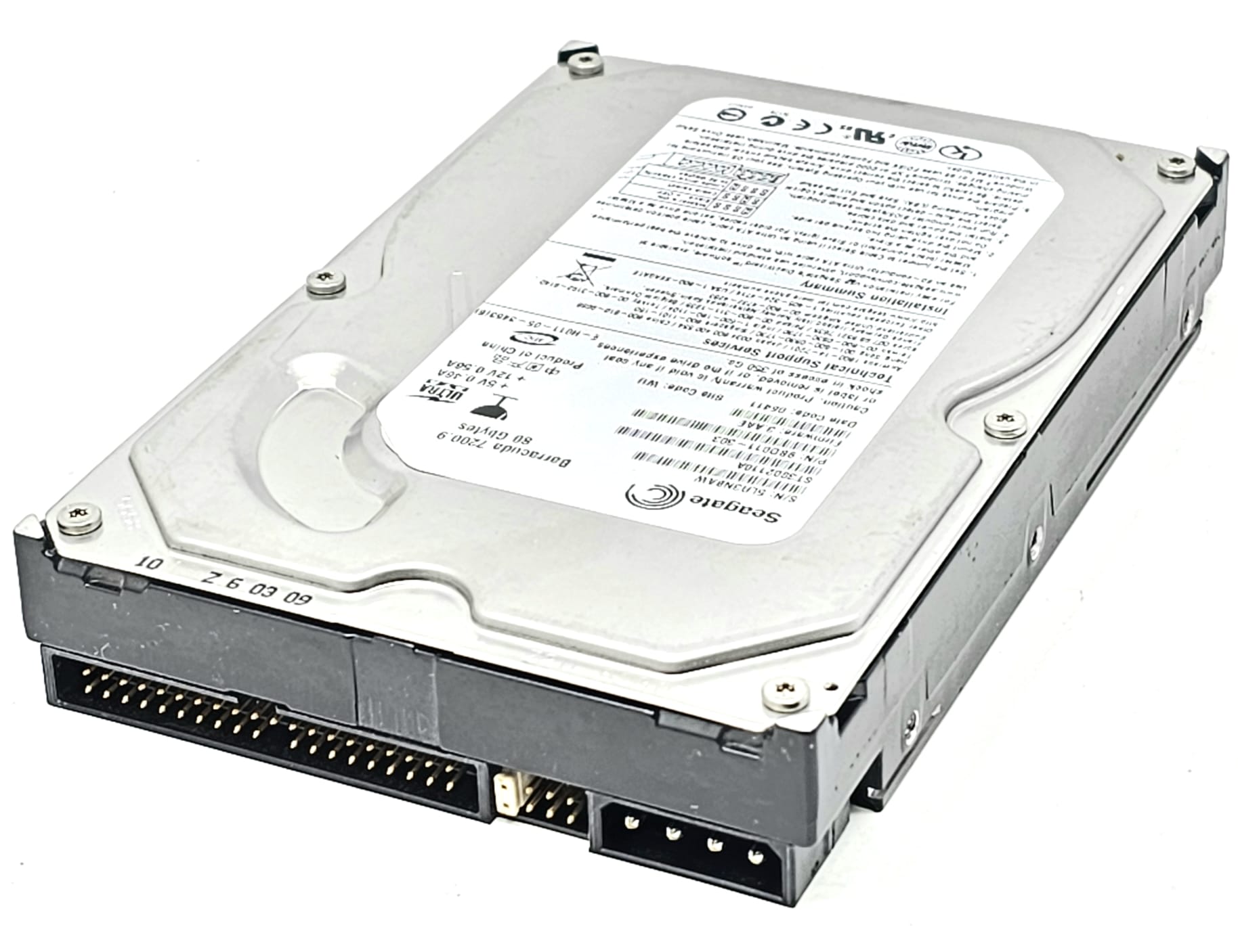 2K219 - 80GB 7.2K RPM IDE 3.5" Hard Disk Drive (HDD)