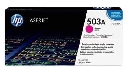 HP Q7583A - Magenta 6000 Yield # 503A Toner Cartridge HP Q7583A - Magenta 6000 Yield # 503A Toner Cartridge