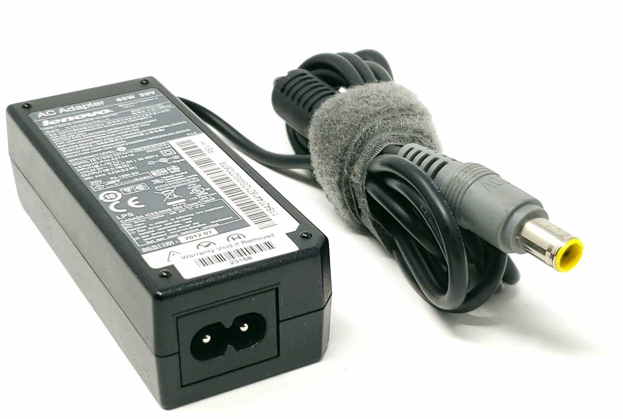 IBM / 92P1213 - 65W 20V 3.25A 5.5mm Tip AC Adapter for Thinkpad