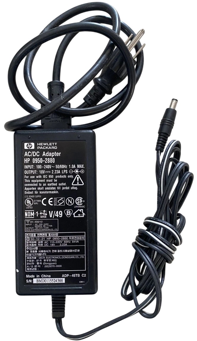 HP 0950-2880 - 40W 18V 2.23A AC Power Adapter for HP DeskJet 840C 845C 895C 932C 935C 940C PSC 750 950 OfficeJet G85 V40xi
