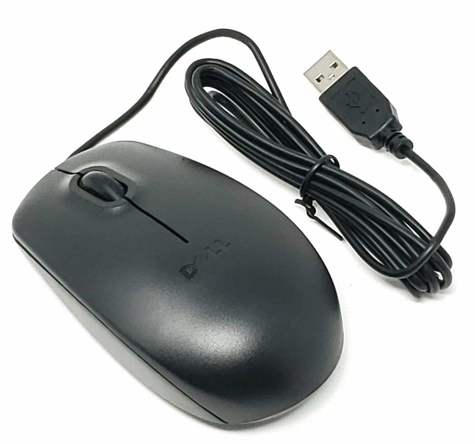 11D3V - Black Optical 3-Button Scroll Wheel USB Mouse for Computers