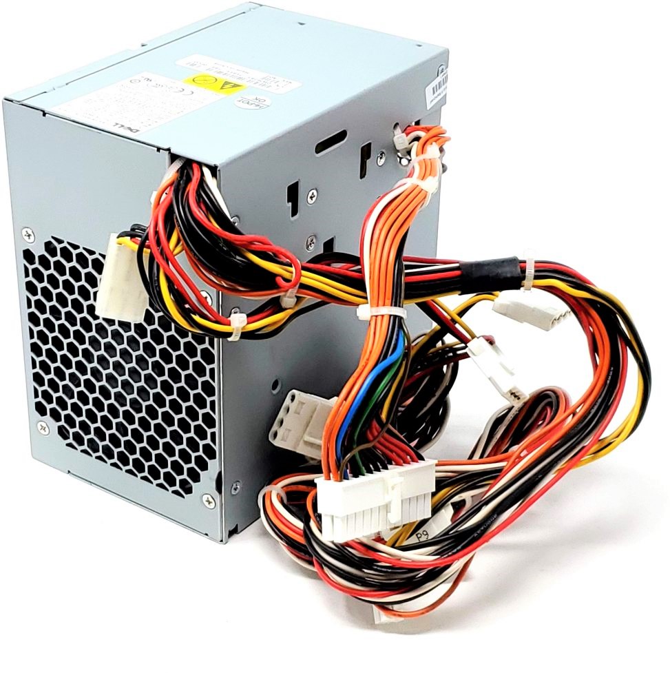 N375P-00 - 375W Power Supply for Precision 380 390 T3400 Dimension E520  E521 XPS 410 420 430 - CPU Medics