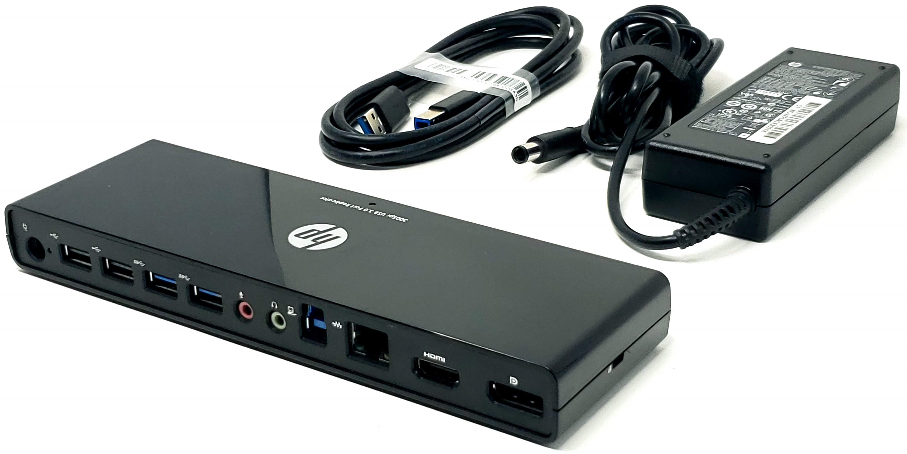 HP H1L08AA#ABA - 3005pr USB 3.0 Port Replicator / Docking Station for HP Computers HP H1L08AA#ABA - 3005pr USB 3.0 Port Replicator / Docking Station for HP Computers