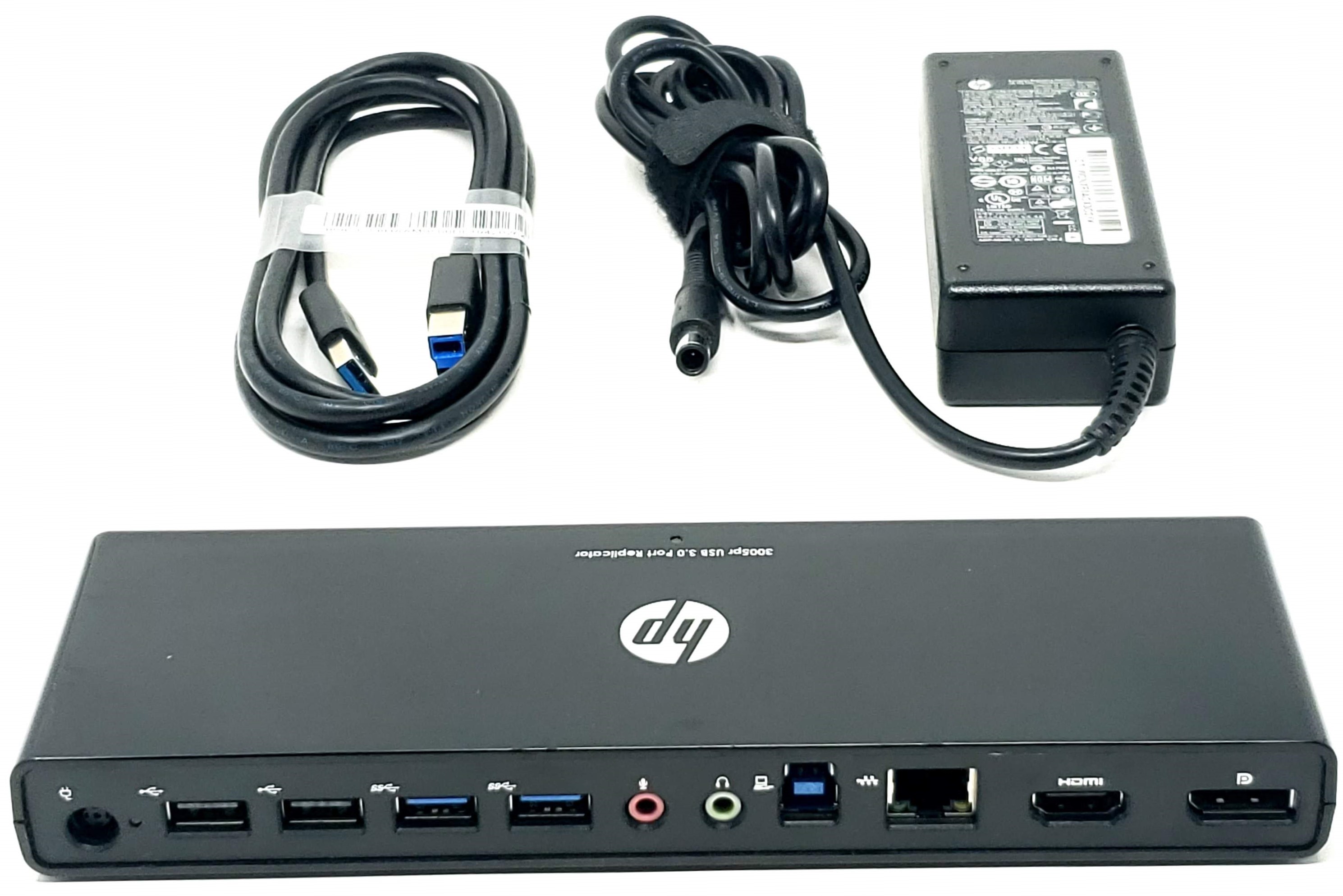 HP H1L08AA#ABA - 3005pr USB 3.0 Port Replicator / Docking Station for HP Computers HP H1L08AA#ABA - 3005pr USB 3.0 Port Replicator / Docking Station for HP Computers