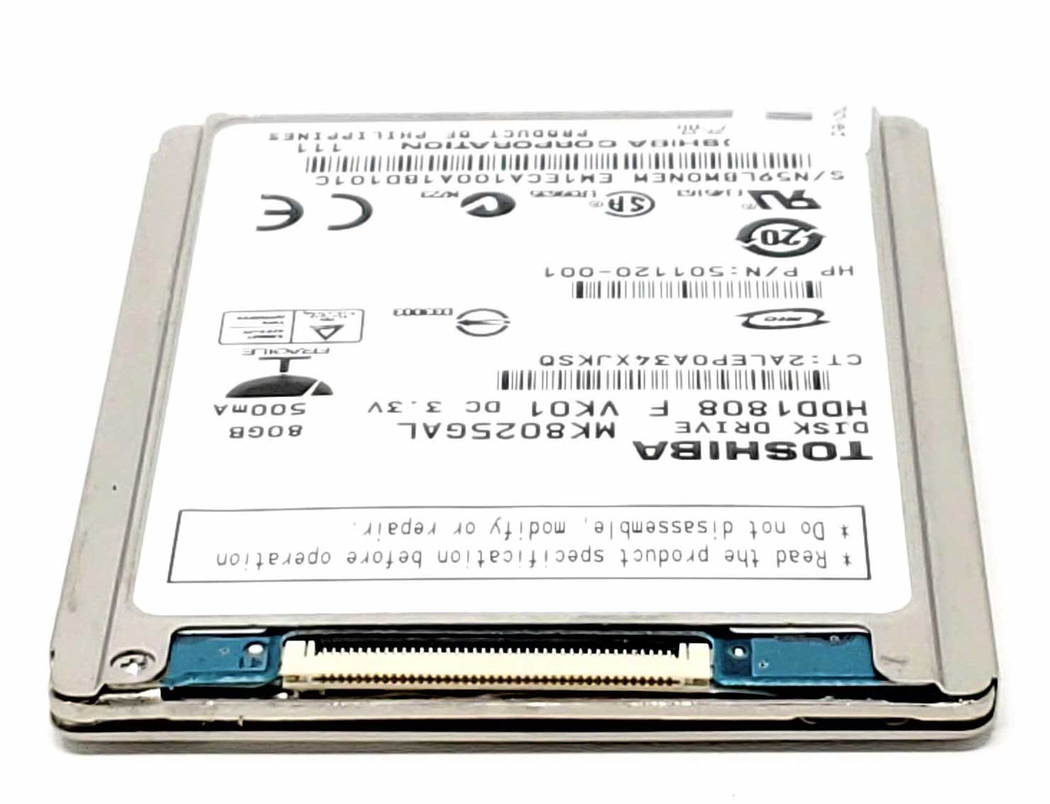 Toshiba MK8031GAL - 80GB 4.2K IDE ZIF CE 1.8" Hard Drive