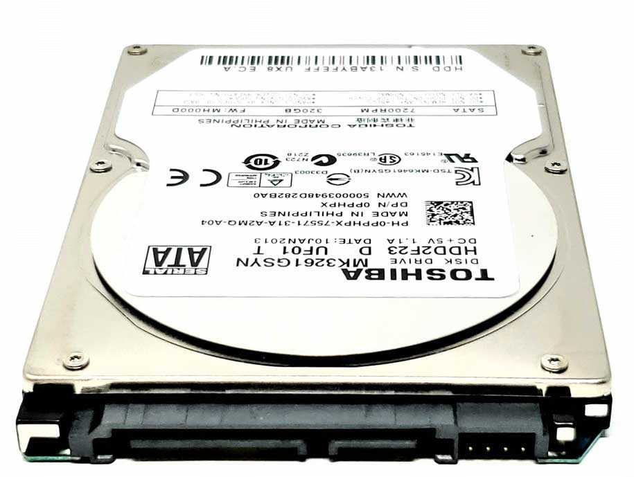 IBM / Lenovo 43N3411 - 320GB 7.2K RPM SATA 2.5" Hard Drive