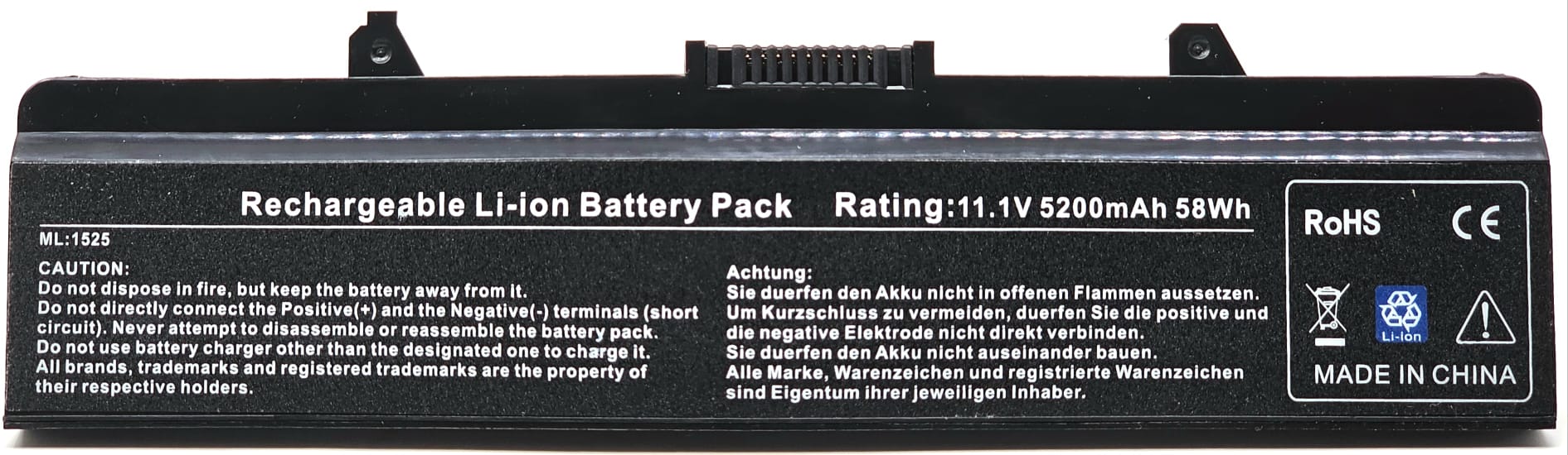 F972N - 6-Cell Replacement Battery for Inspiron 1440 1525 1526 1545 1750