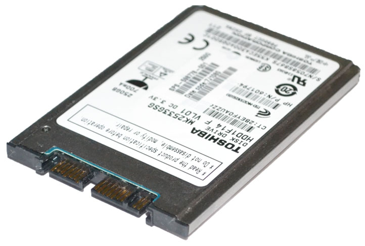 Hewlett-Packard (HP) 492565-001 - 80GB 5.4K RPM SATA 1.8" Hard Disk Drive HDD