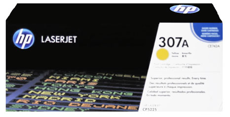 HP CE742A - Yellow 7300 Yield # 307A Toner Cartridge