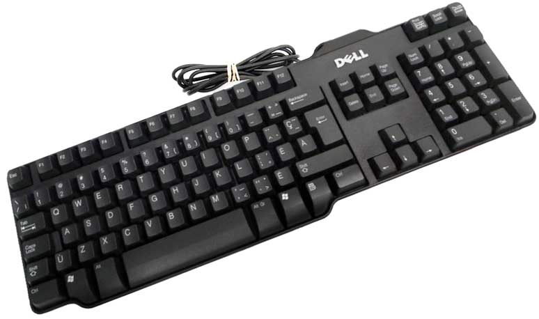 YH808 - Black French / Canadian USB Wired Keyboard for Desktop Computers